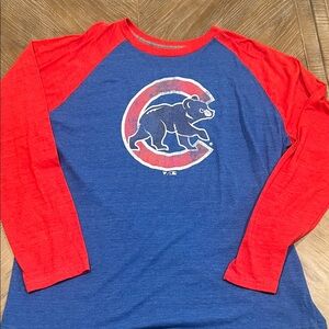 Men’s Blue and Red Cubs Shirt